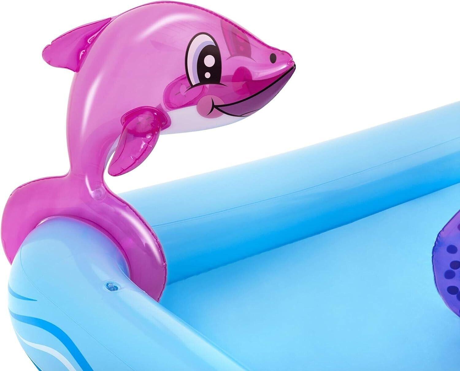Bestway H2O Go Fantastic Aquarium Play Center Pool Set Slide Sprinkler Ages 2+