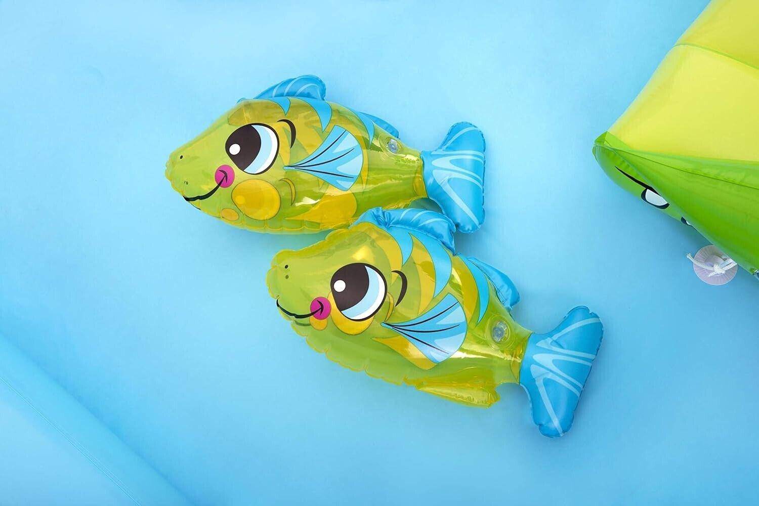 Bestway H2O Go Fantastic Aquarium Play Center Pool Set Slide Sprinkler Ages 2+
