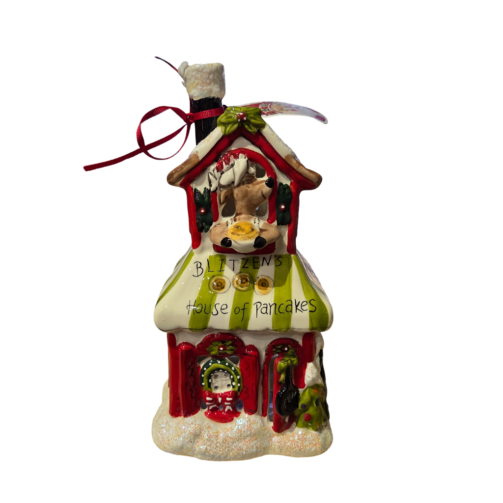 Blitzen's House of Pancakes Tealight Holder Candle House