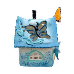 Blue Sky Clayworks Butterfly Candle House