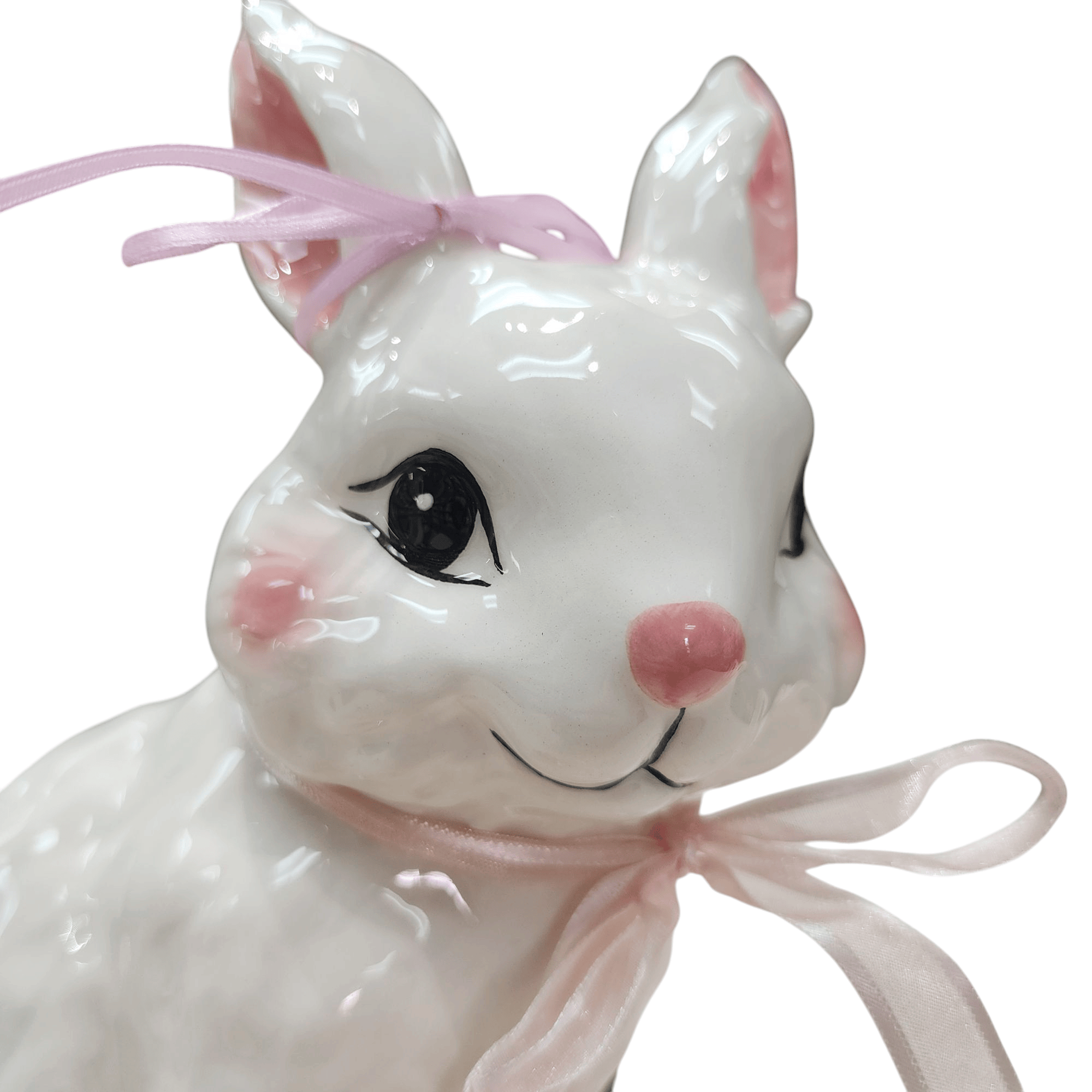 Blue Sky Clayworks Ceramic Blossom Valley Brin Bunny Figurine