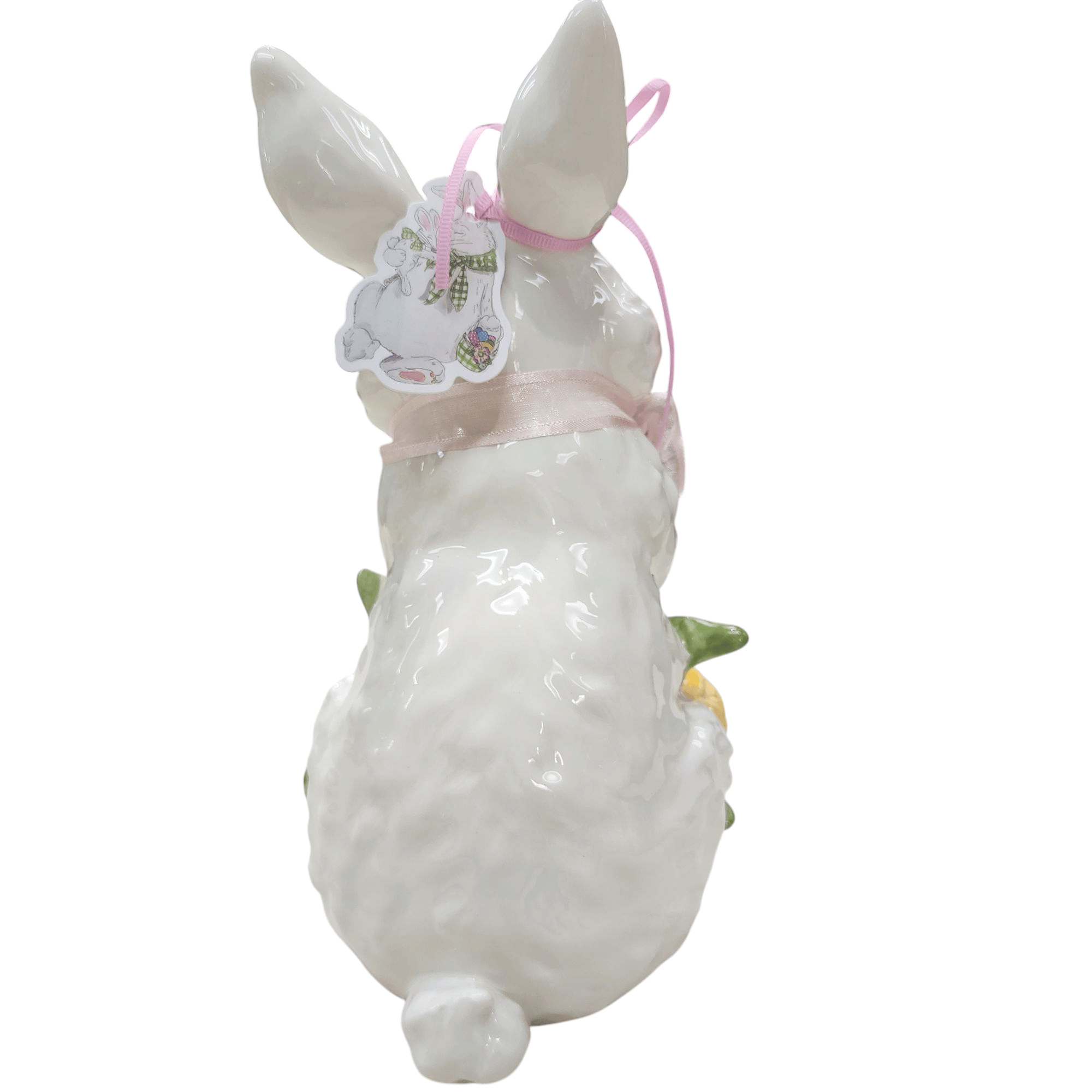 Blue Sky Clayworks Ceramic Blossom Valley Chet Bunny Figurine