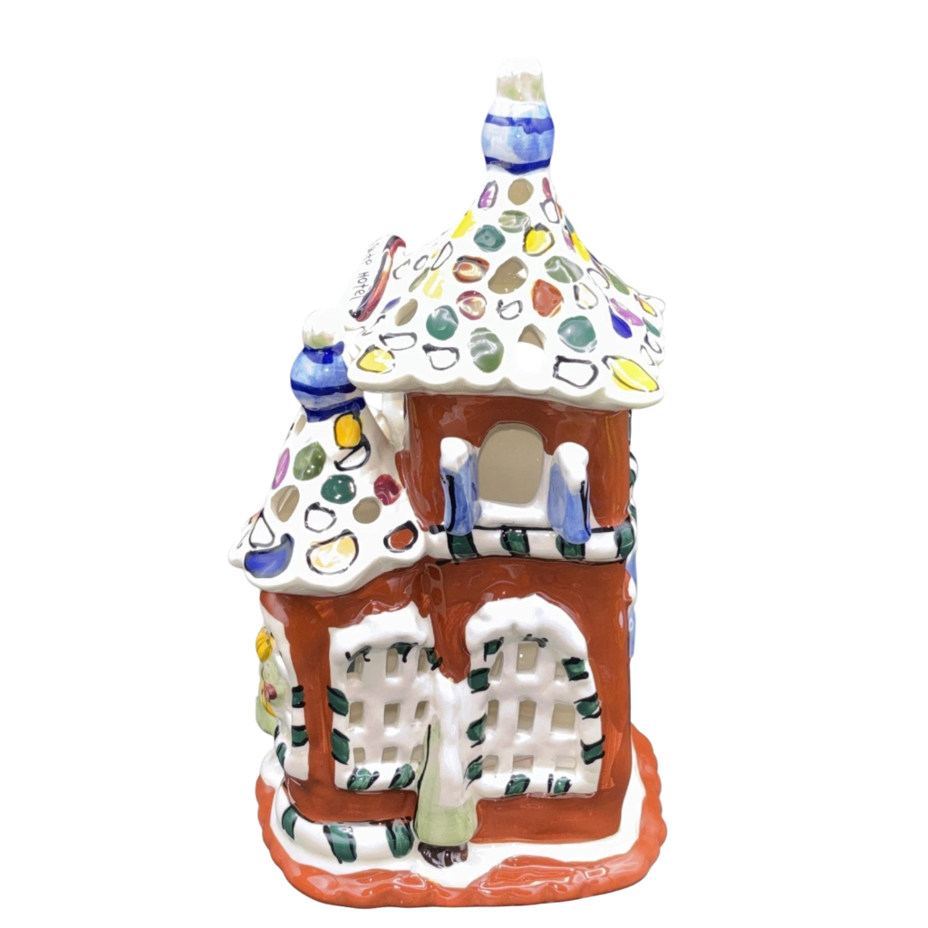 Blue Sky Clayworks Christmas Nutcracker Suite Hotel Candle House