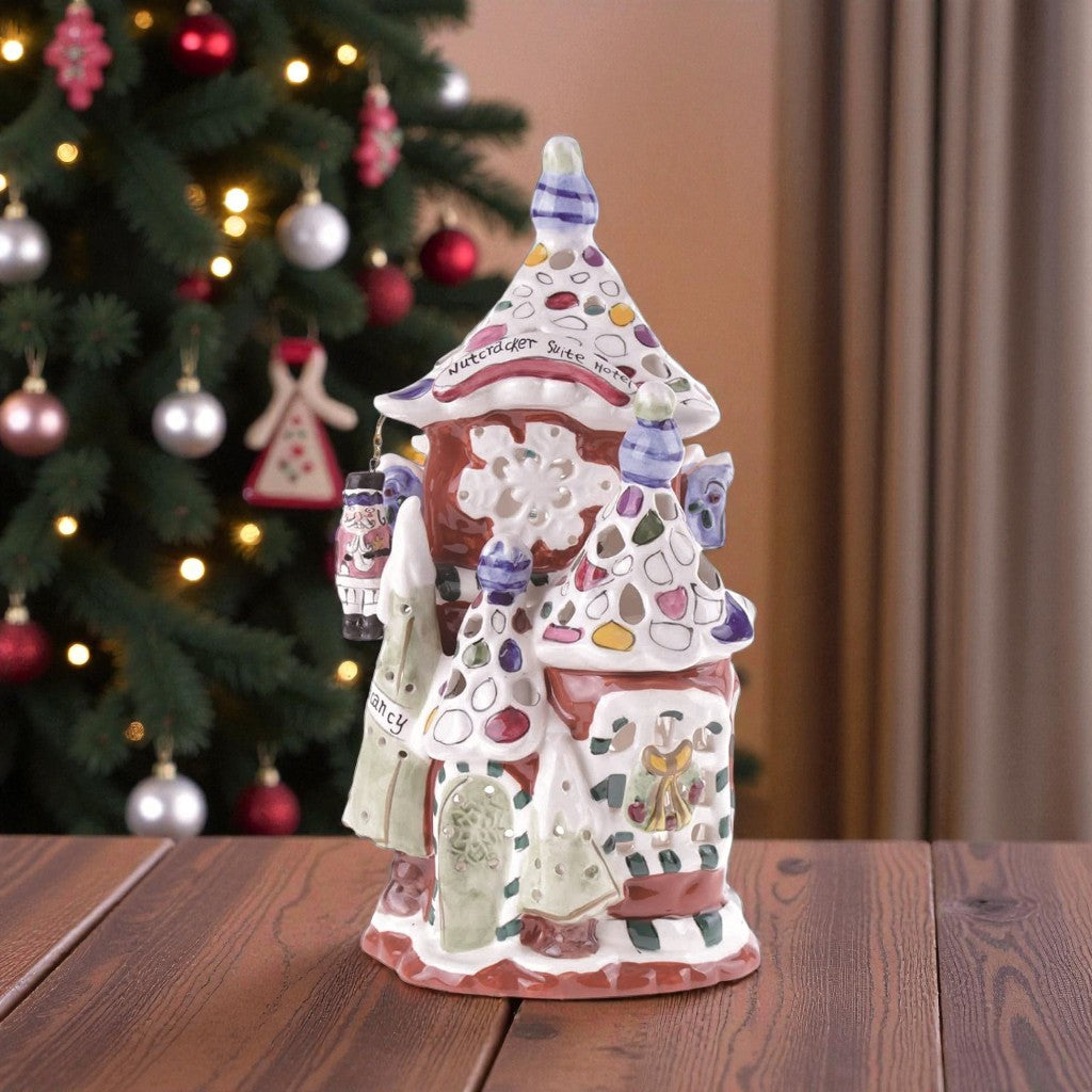 Blue Sky Clayworks Christmas Nutcracker Suite Hotel Candle House