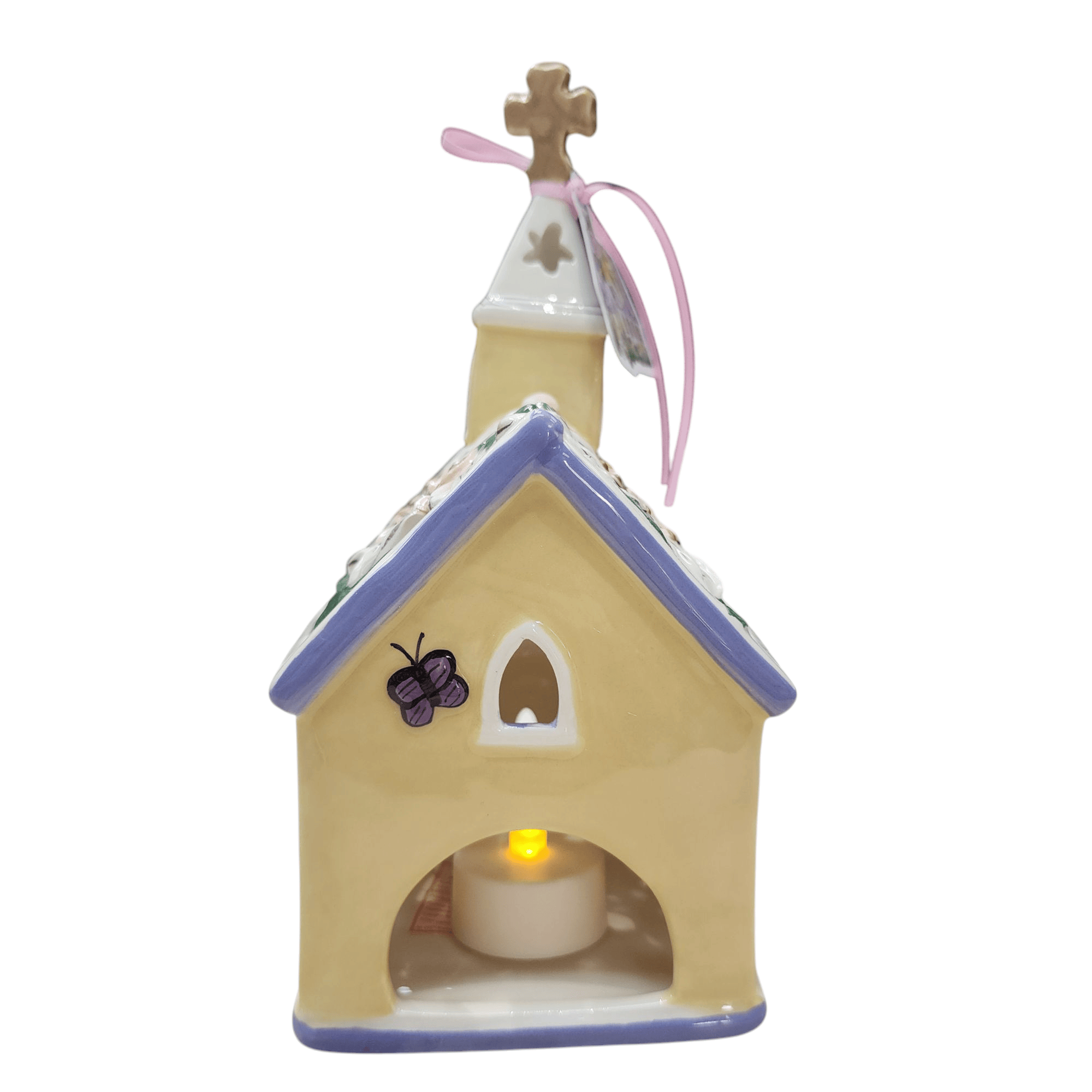 Blue Sky Clayworks Easter Blessings Church Candle House