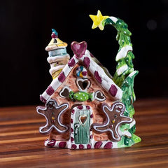 Blue Sky Clayworks Gingerbread Candle House | Whimsical Christmas