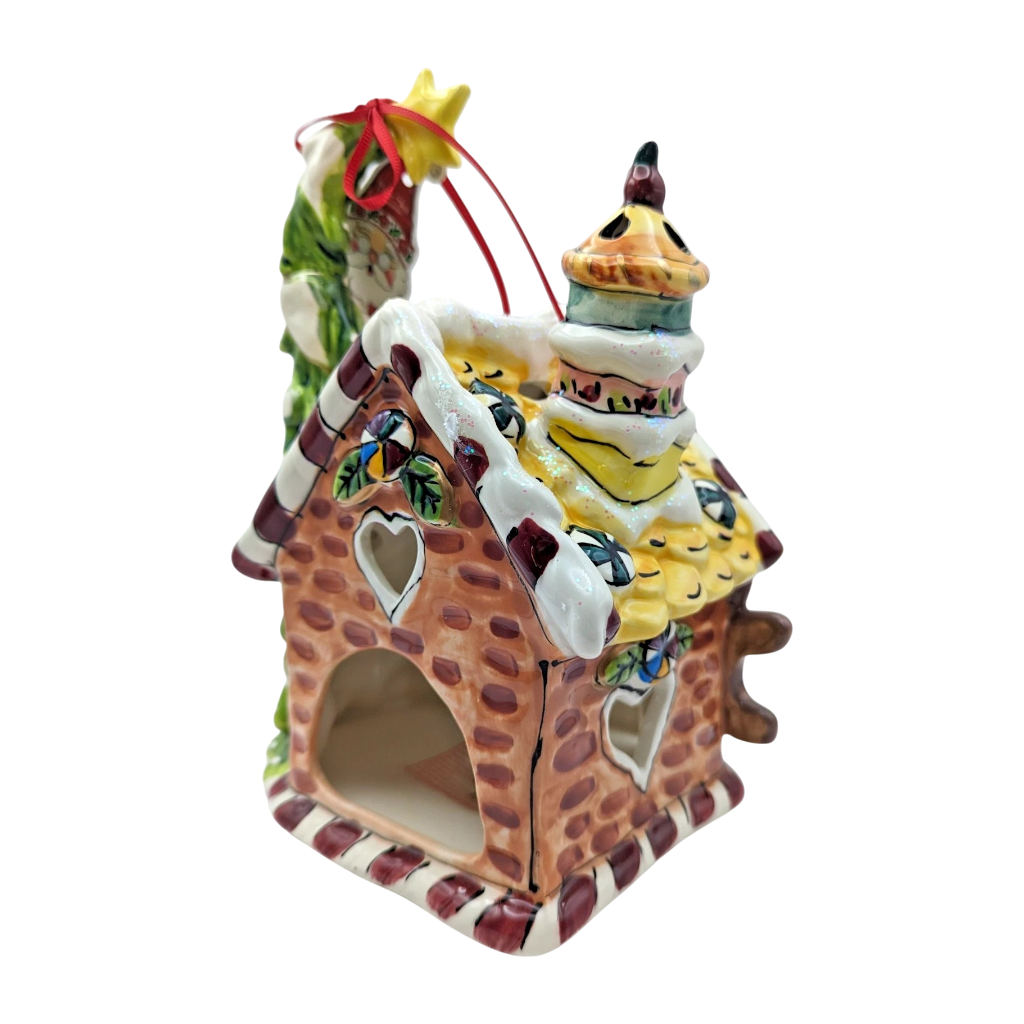Blue Sky Clayworks Gingerbread Candle House | Whimsical Christmas