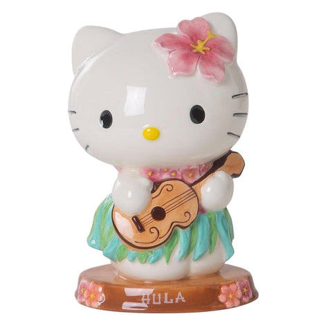 Blue Sky Clayworks Hello Kitty Hula Hula Hawaiian Figure with Ukulele