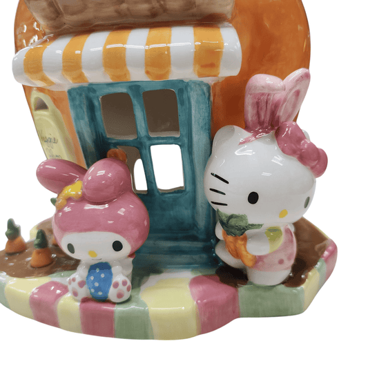 Blue Sky Clayworks Hello Kitty and Friends Carrot Candle Holder House, Home & Kitchen Accessories, Ceramic, 24434 - Sammi's Attic
