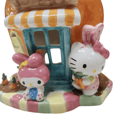 Blue Sky Clayworks Hello Kitty and Friends Carrot Candle Holder House, Home & Kitchen Accessories, Ceramic, 24434 - Sammi's Attic