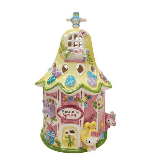 Blue Sky Clayworks Hello Kitty and Friends Easter Candle House, Home & Kitchen Accessories, Ceramic, 23271 - Sammi's Attic