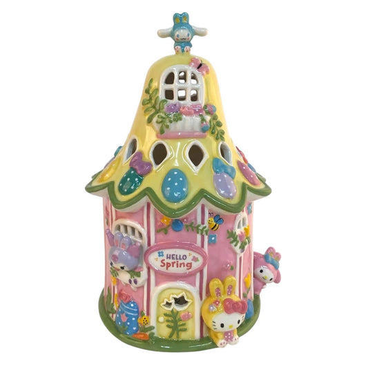 Blue Sky Clayworks Hello Kitty and Friends Easter Candle House, Home & Kitchen Accessories, Ceramic, 23271 - Sammi's Attic