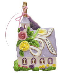 Blue Sky Clayworks Rejoice Church Candle House