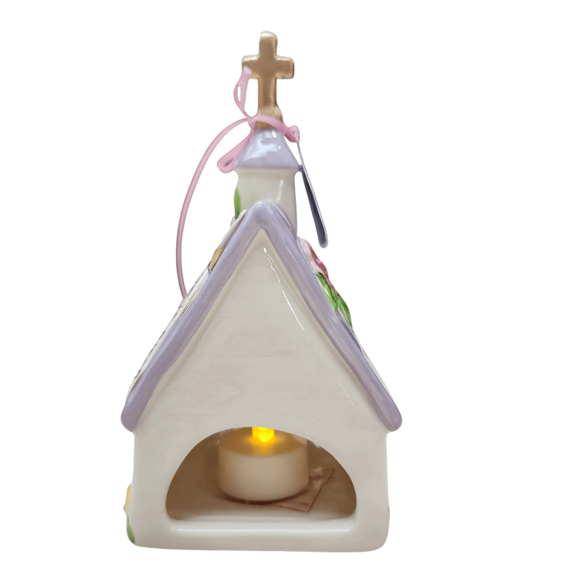 Blue Sky Clayworks Rejoice Church Candle House