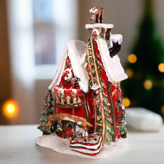 Blue Sky Clayworks Rudolphs Flight School Candle House