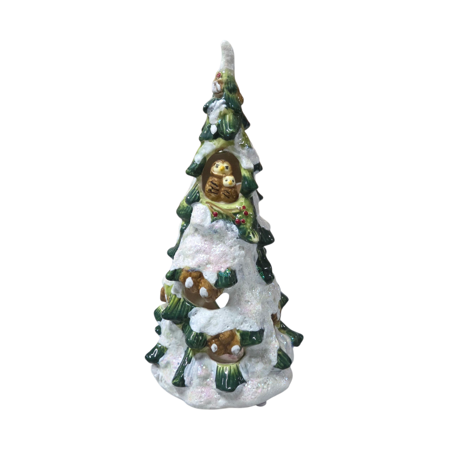 Blue Sky Clayworks Snowtree Tealight Holder Candle House