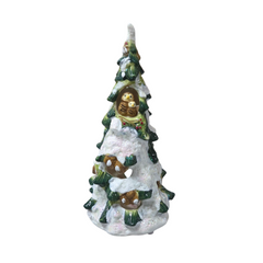 Blue Sky Clayworks Snowtree Tealight Holder Candle House