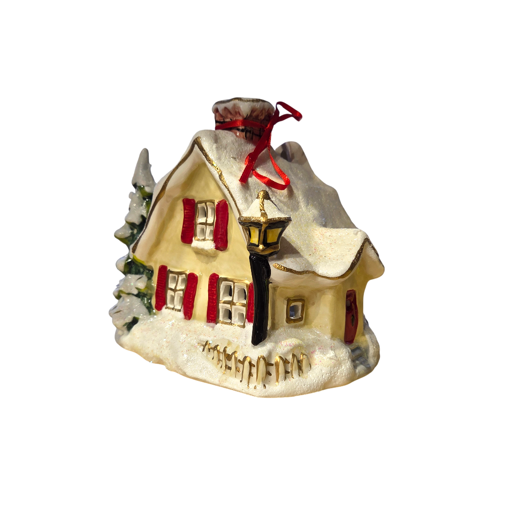 Blue Sky Clayworks Snowy Candle House