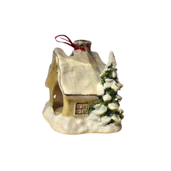 Blue Sky Clayworks Snowy Candle House