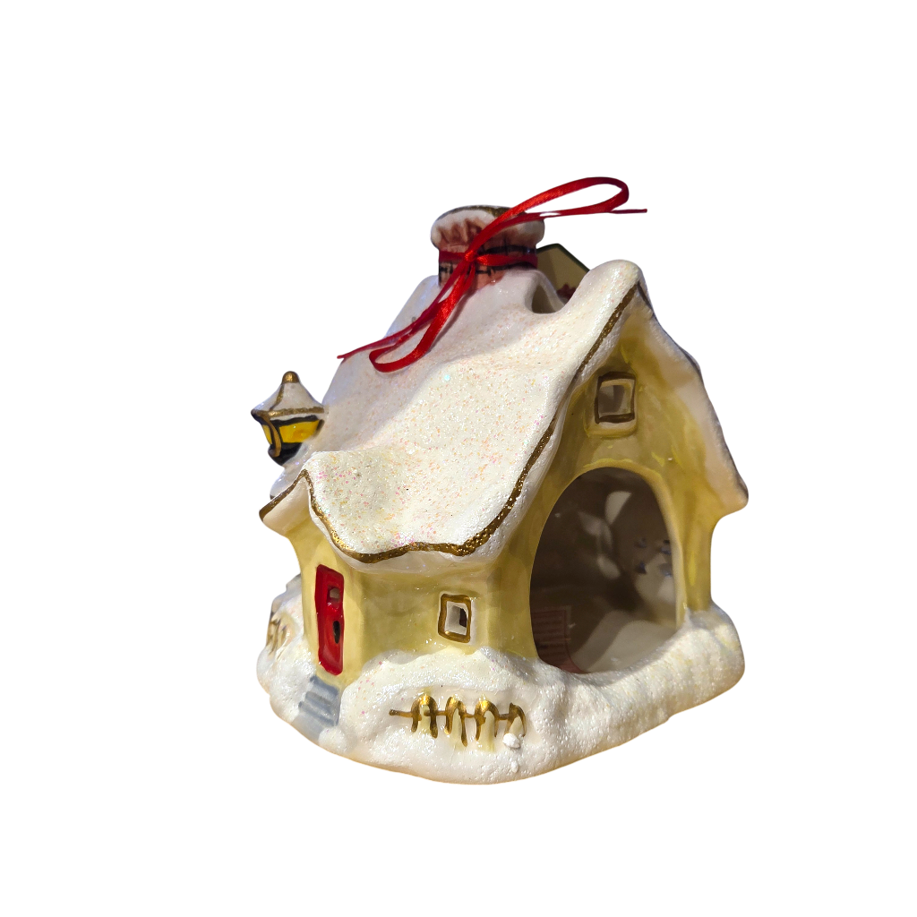 Blue Sky Clayworks Snowy Candle House