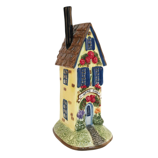 Blue Sky Clayworks Spring Song Candlehouse Candle Holder House - Sammi's Attic