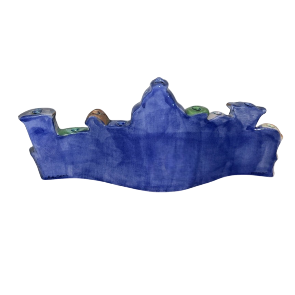 Blue Sky Clayworks Village Menorah