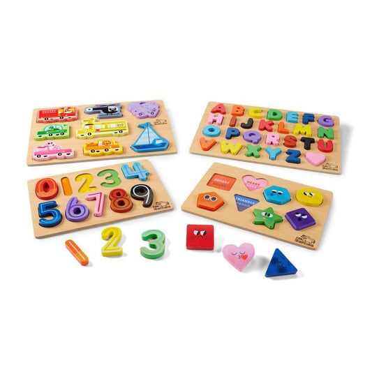 Buffalo Games Little Buffalo 4 Pack Wooden Jigsaw Puzzles for Kids Ages 3+ - Sammi's Attic