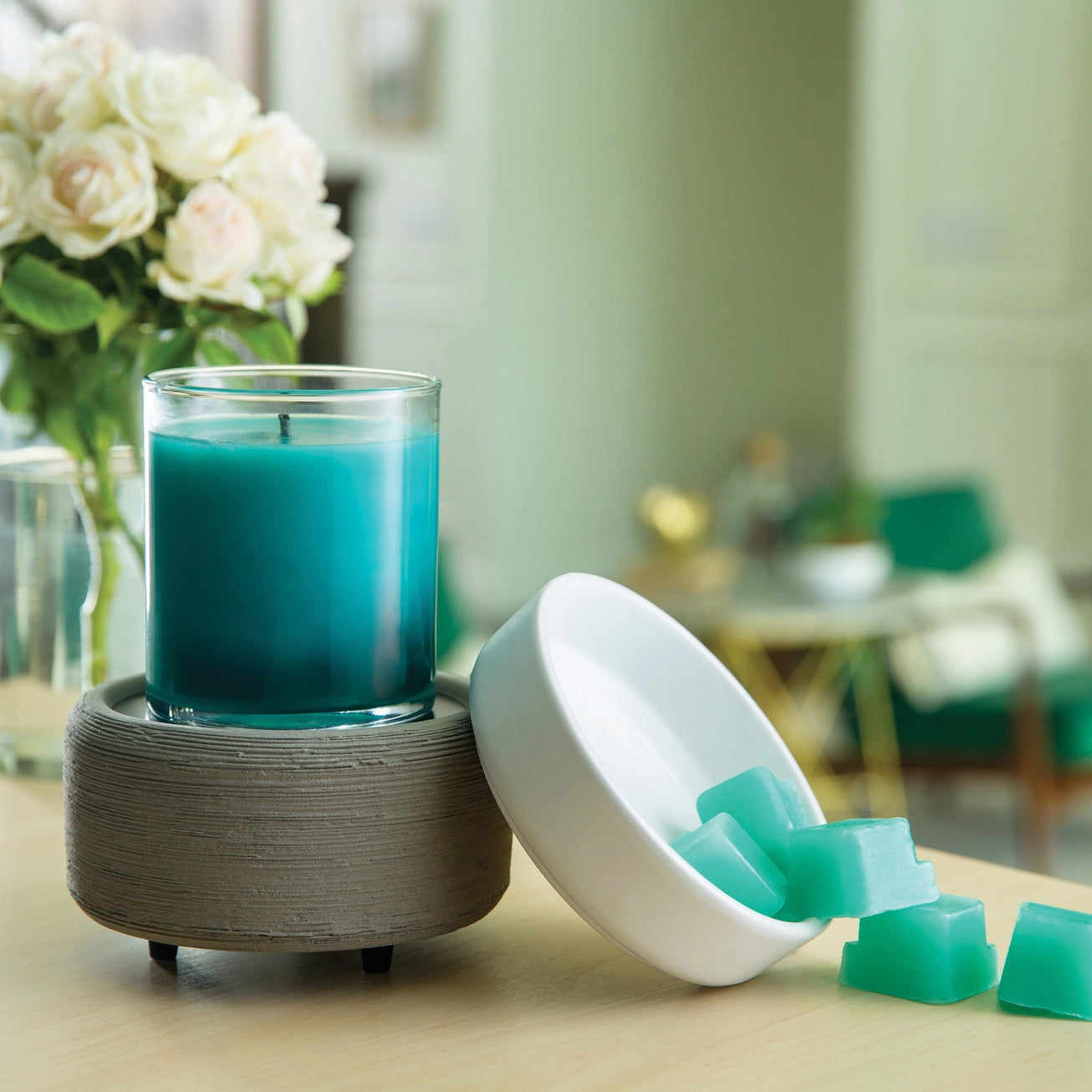 Candle Warmers | Candle Wax Warmer | Grey Texture