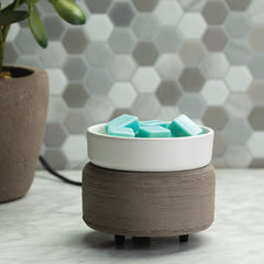 Candle Warmers | Candle Wax Warmer | Grey Texture