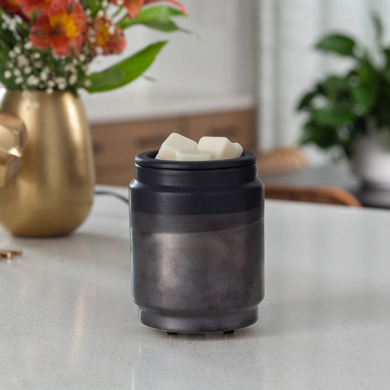 Candle Warmers | Wax Warmer | Black Dipped Flip Dish