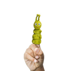 Caterpillar Finger Puppet | Handcrafted Felt Figure