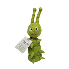 Caterpillar Finger Puppet | Handcrafted Felt Figure