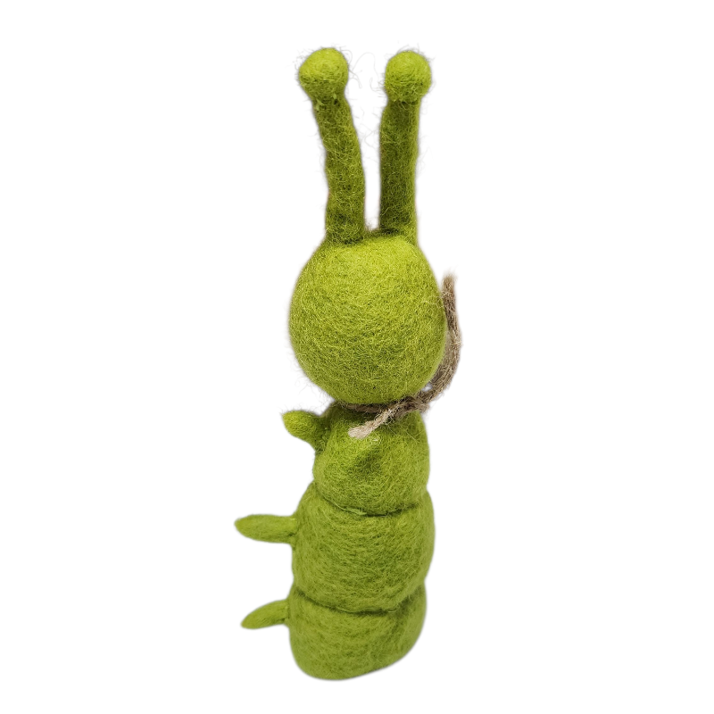 Caterpillar Finger Puppet | Handcrafted Felt Figure