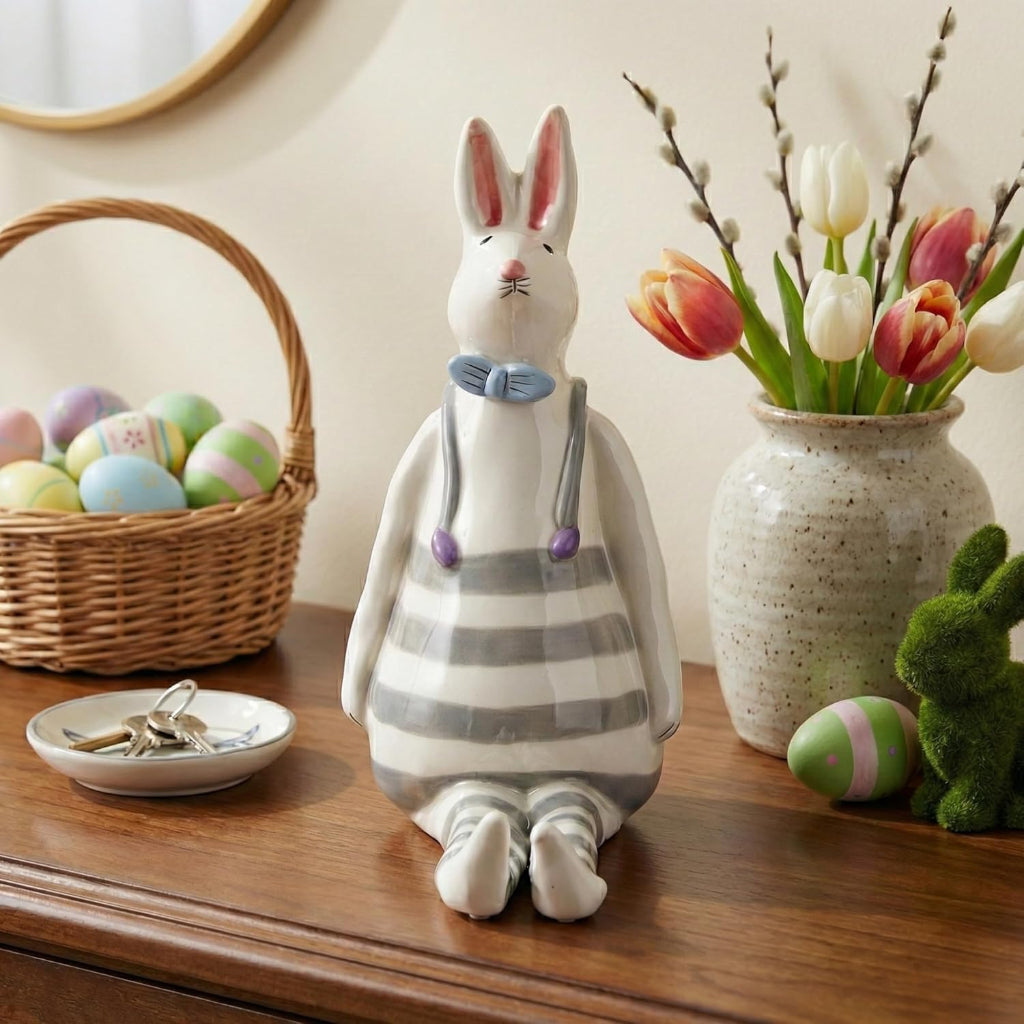 Ceramic Bunny Figurine | Nibbles