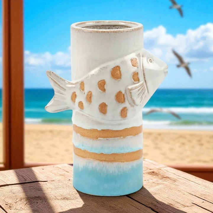 Ceramic Fish Vase