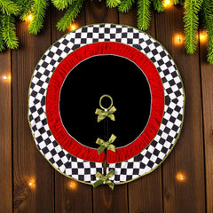 Checkered Christmas Tree Skirt