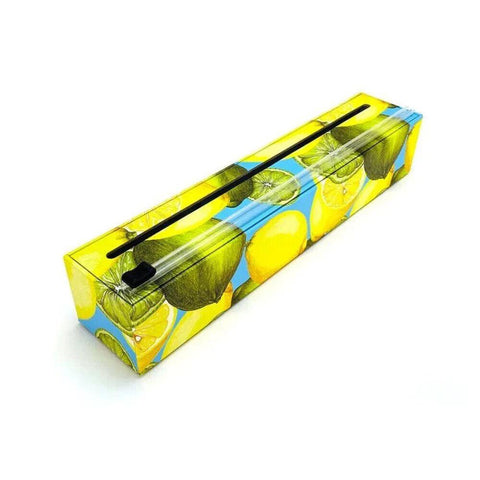 ChicWrap Refillable Plastic Wrap Dispenser Lemons Includes One Roll - Sammi's Attic
