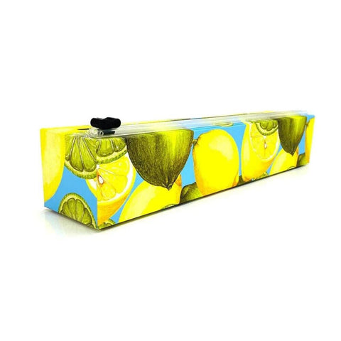 ChicWrap Refillable Plastic Wrap Dispenser Lemons Includes One Roll - Sammi's Attic