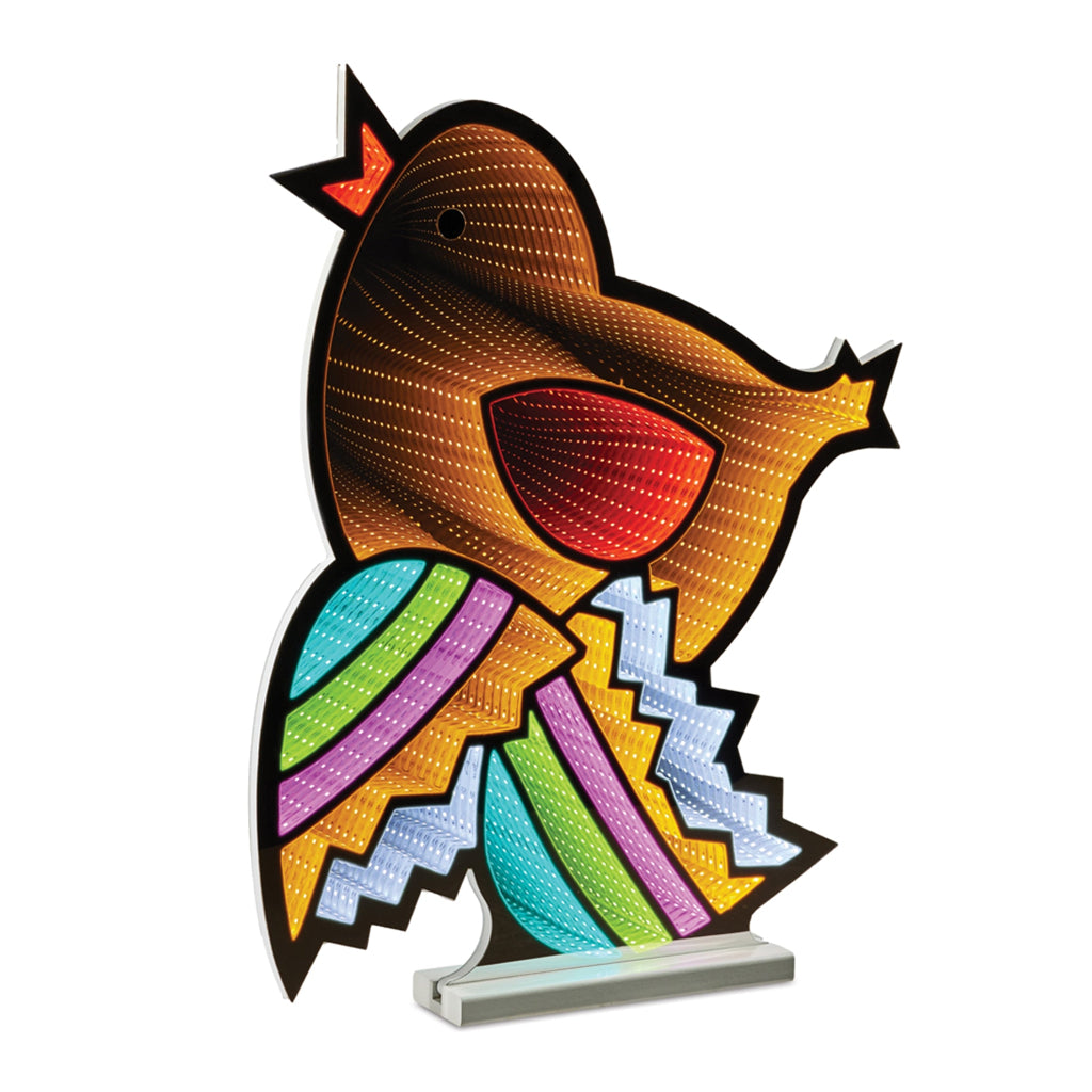 Chick With Easter Egg Infinity Light 23.5"H