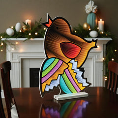 Chick With Easter Egg Infinity Light 23.5"H