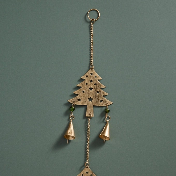 Christmas Tree Iron Wind Chime