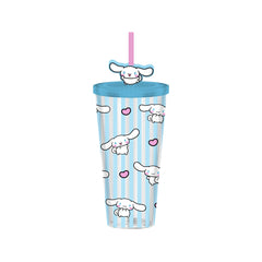 Cinnamoroll Stripe Pattern Plastic Cold Cup 24 Oz | Hello Kitty