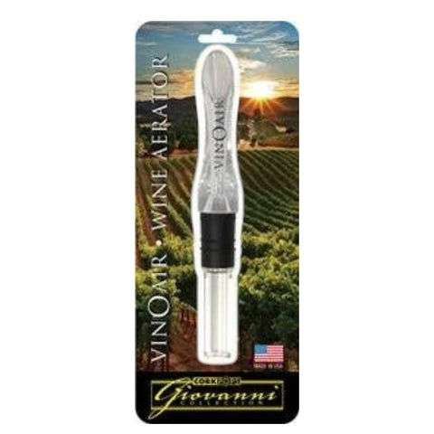 Cork Pops Giovanni VinOair Wine Aerator