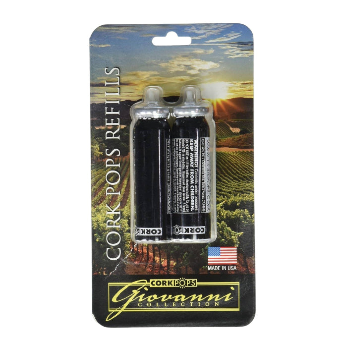 Cork Pops Giovanni Wine Bottle Opener Refill Cartridges