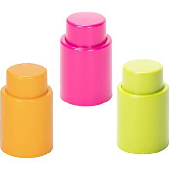Cork Pops Vacuum Wine Stoppers, Bright - Sammi's Attic