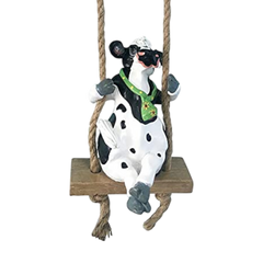 Cow Garden Figurine Hanging Decor