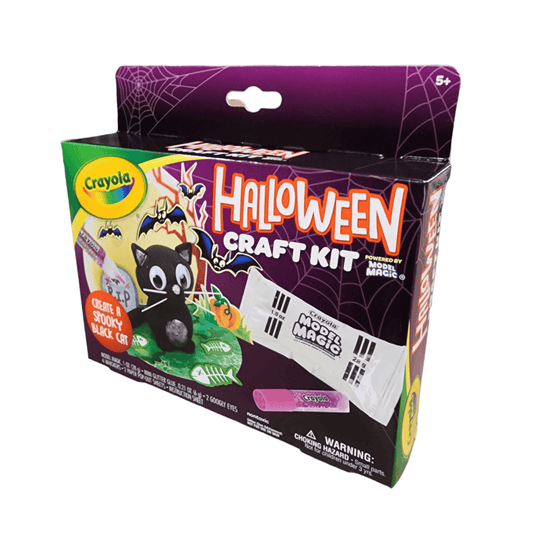 Crayola Halloween Craft Kit Model Clay Magic Black Cat DIY Crafts for Kids - Sammi's Attic