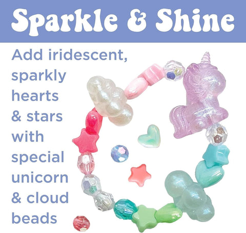 Creatology Unicorn Charm Beads DIY Jewelry Making Kit for Girls with Portable Travel Jar - Sammi's Attic