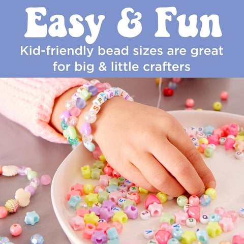 Creatology Unicorn Charm Beads DIY Jewelry Making Kit for Girls with Portable Travel Jar - Sammi's Attic