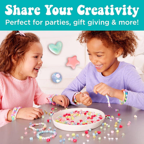 Creatology Unicorn Charm Beads DIY Jewelry Making Kit for Girls with Portable Travel Jar - Sammi's Attic